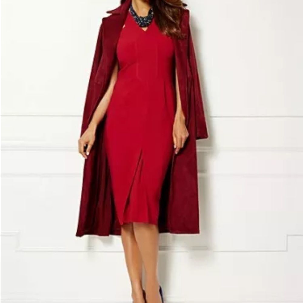 Eva Mendes New York and Company Red dress Size 8